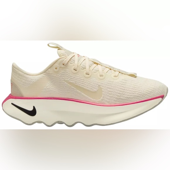 Nike Shoes - Nike Motiva Walking Athletic Shoes Pale Ivory/Pink Womens 10
